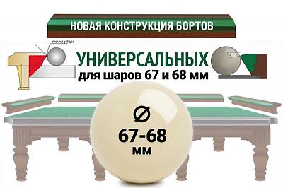 Фабрика «Старт» представляет универсальный борт для русской пирамиды: идеальный отскок шаров 67 и 68 мм!